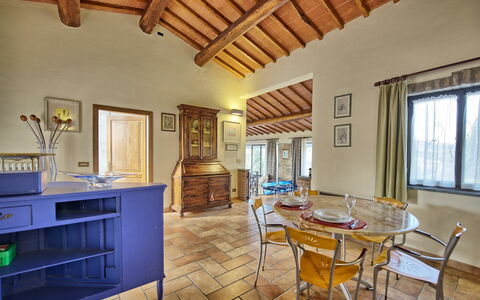 Accommodation La Capanna: Dining Room, Kitchen