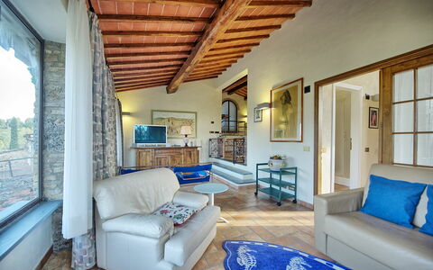 Accommodation La Capanna: Living Room