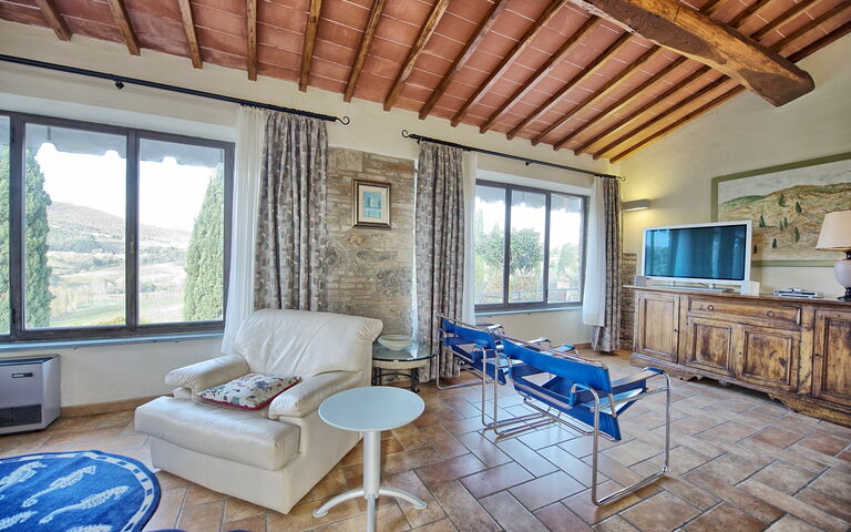 Accommodation La Capanna: Living Room