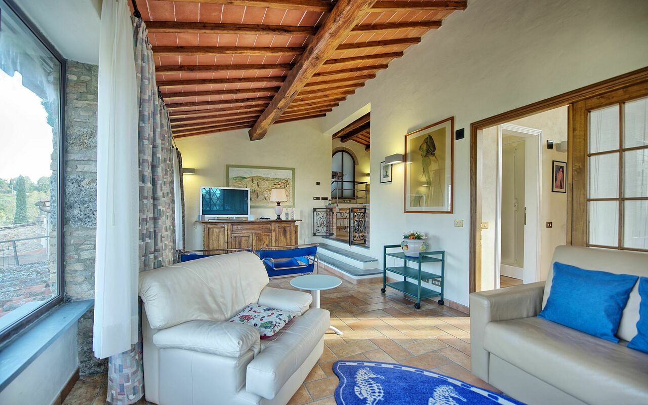 Accommodation La Capanna: Living Room