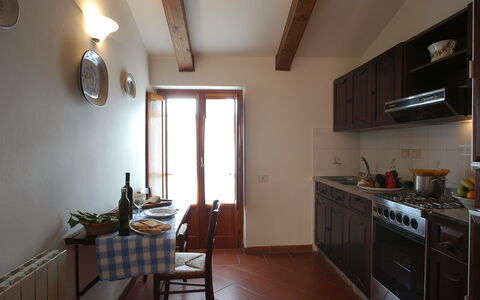 Accommodation La Valle 5: Kitchen