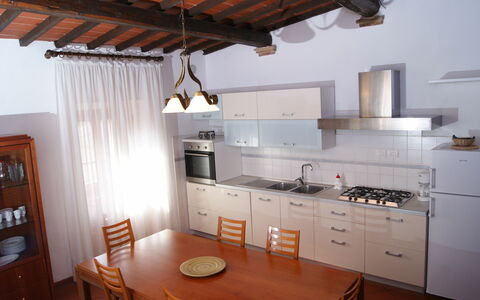 Accommodation La Valle 3: Kitchen