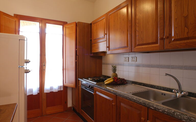 Accommodation La Valle 1: Kitchen