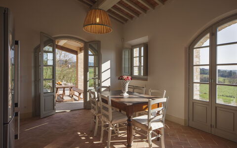 Accommodation La Valle 1 Castelfalfi: Dining Room