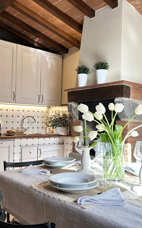 Antico Casale: Dining Room, Kitchen