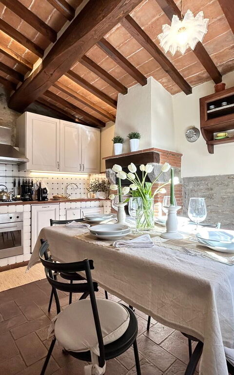 Antico Casale: Dining Room, Kitchen