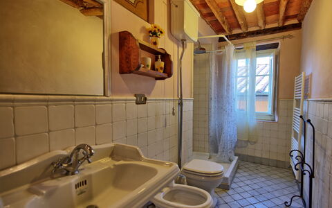Accommodation Vescovo: Bathroom