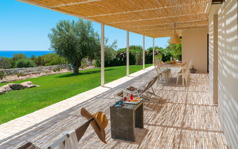 Accommodation Isla Verde - Carrubi: Balcony / Terrace / Patio, Building Exterior, Garden, Outdoor