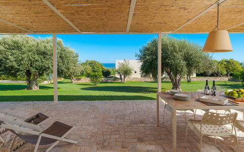 Accommodation Isla Verde - Gelsi: Balcony / Terrace / Patio, Building Exterior, Outdoor, Scenic View