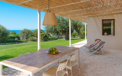 Accommodation Isla Verde - Ulivi: Balcony / Terrace / Patio, Building Exterior, Garden, Outdoor, Scenic View