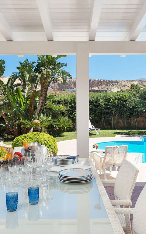 Afrodite: Balcony / Terrace / Patio, Garden, Outdoor, Pool, Summer