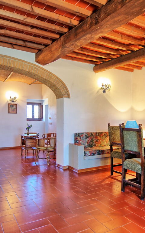 Casale Giotto: Dining Room, Living Room