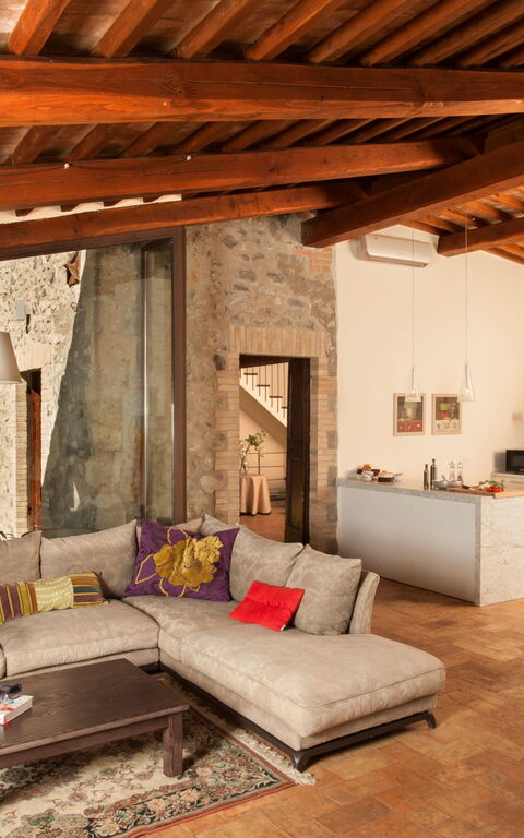 Casale Porano: Living Room