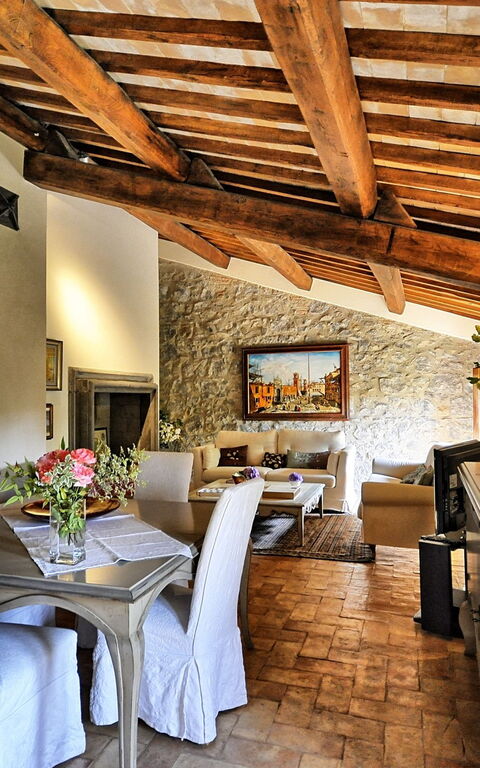 Casale Porano: Dining Room, Living Room
