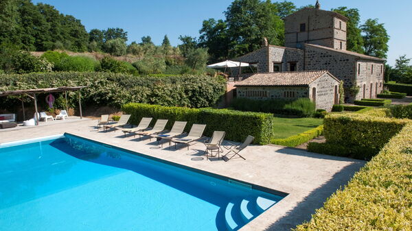 Casale Porano: Building Exterior, Garden, Pool