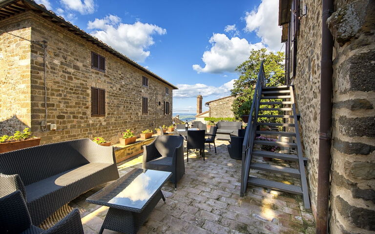 Villa Piazza Della Fortezza: Balcony / Terrace / Patio