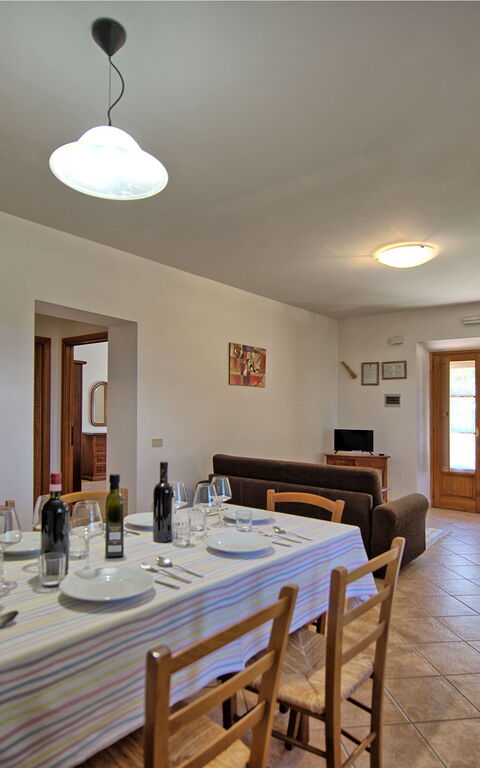 Villa Picchio: Dining Room, Kitchen, Living Room