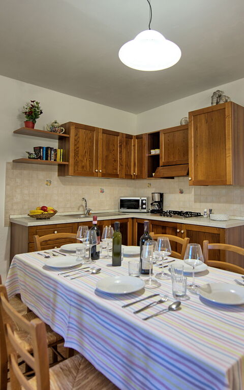 Villa Picchio: Dining Room, Kitchen, Living Room
