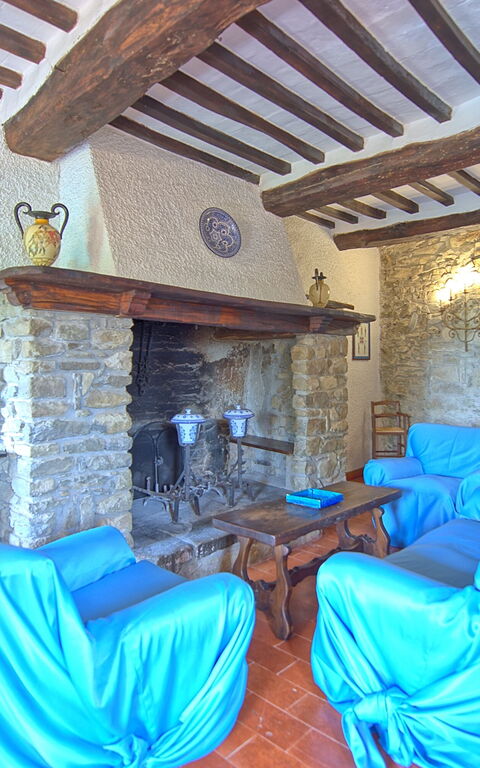 Villa Uccellaia: Living Room