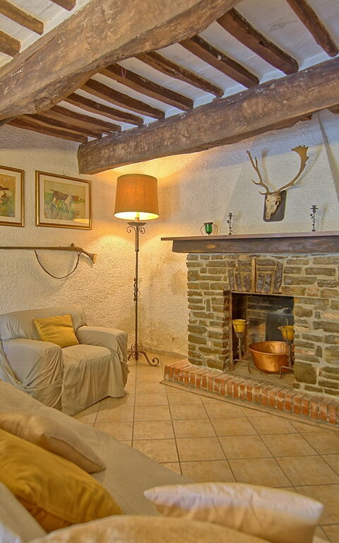 Villa Uccellaia: Living Room