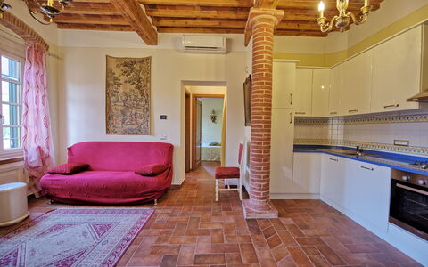 Accommodation Flavia 5: Kitchen, Living Room