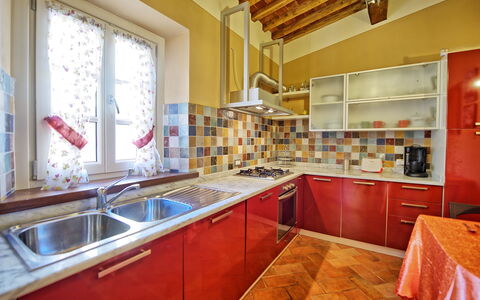 Accommodation Flavia 1: Dining Room, Kitchen