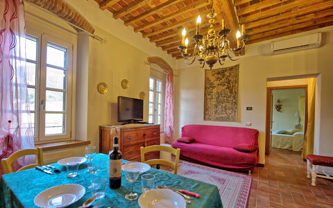 Accommodation Flavia 6: Dining Room, Living Room