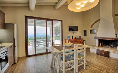 Accommodation Fornace 2: Dining Room, Kitchen, Living Room