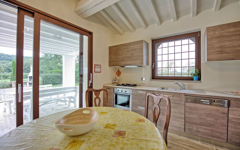 Accommodation Fornace 1: Dining Room, Kitchen, Living Room