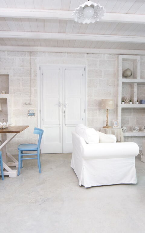 Trullo Torre Suda: Living Room