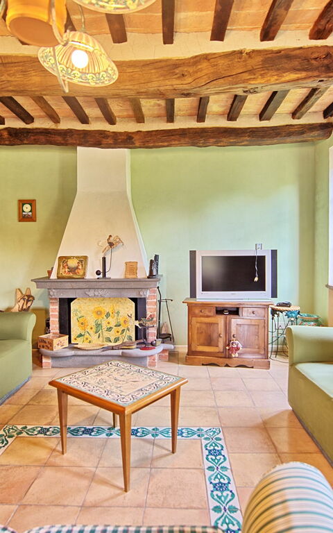 Villa Poggiospinoso: Living Room