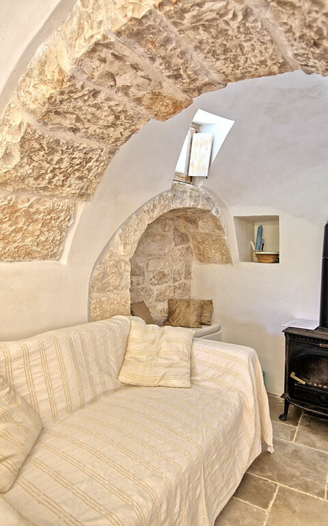Trullo Pascarosa: Living Room