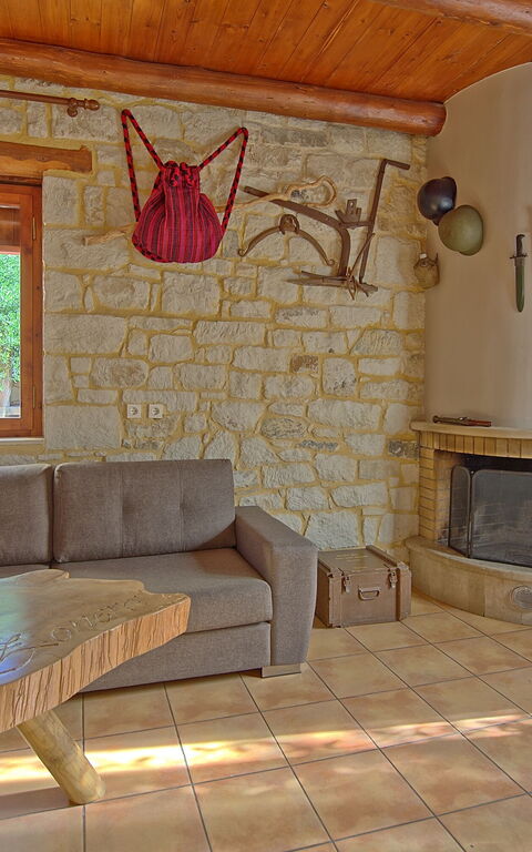 Villa Vrisses: Dining Room, Living Room