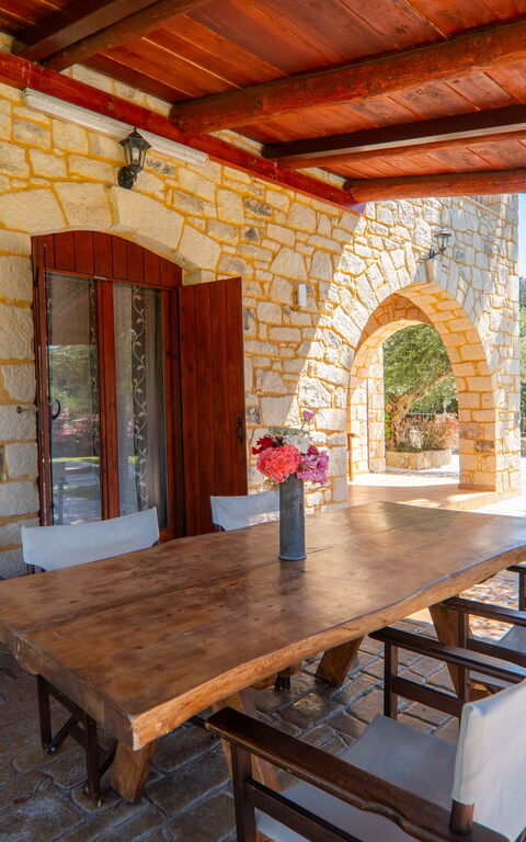 Villa Vrisses: Balcony / Terrace / Patio, Garden, Outdoor