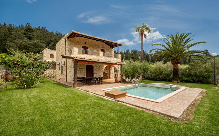 Villa Vrisses: Building Exterior, Garden, Outdoor, Pool