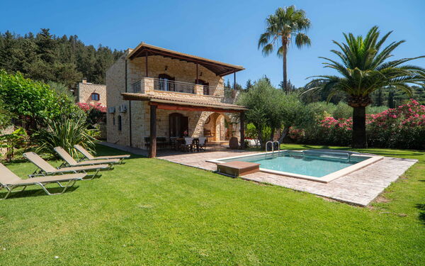 Villa Vrisses: Building Exterior, Garden, Outdoor, Pool