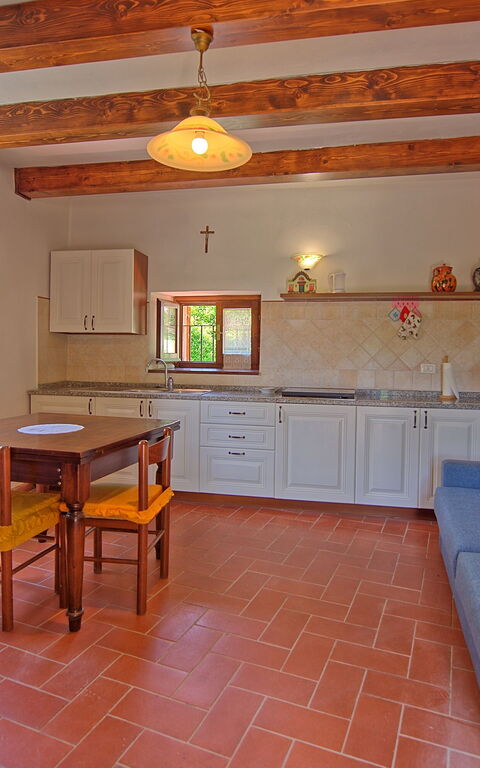 Borgo Veronica: Dining Room, Kitchen, Living Room