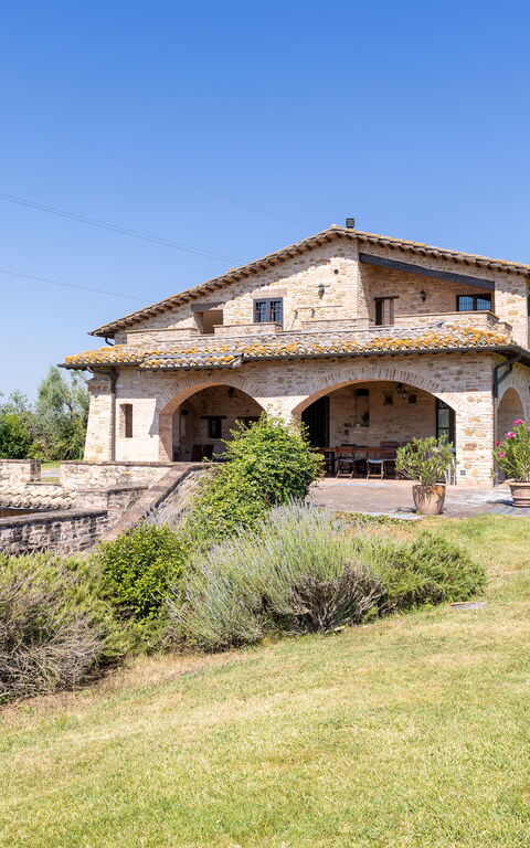 Villa Assisi: Building Exterior, Garden, Outdoor