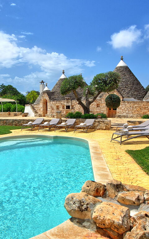 Trullo Santo Stefano: Garden, Outdoor, Pool