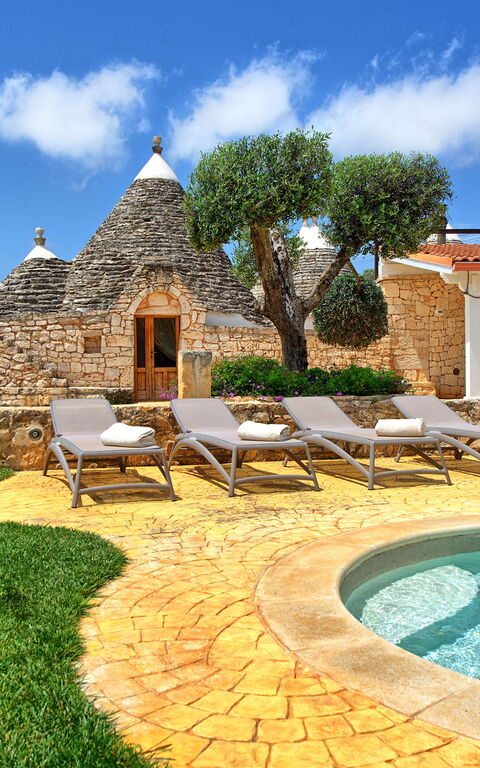 Trullo Santo Stefano: Garden, Outdoor, Pool