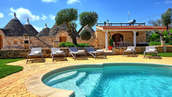 Trullo Santo Stefano: Garden, Outdoor, Pool