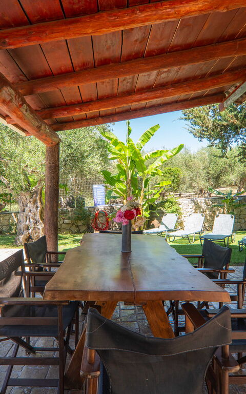 Villa Nipos: Balcony / Terrace / Patio, Garden, Outdoor, Pool