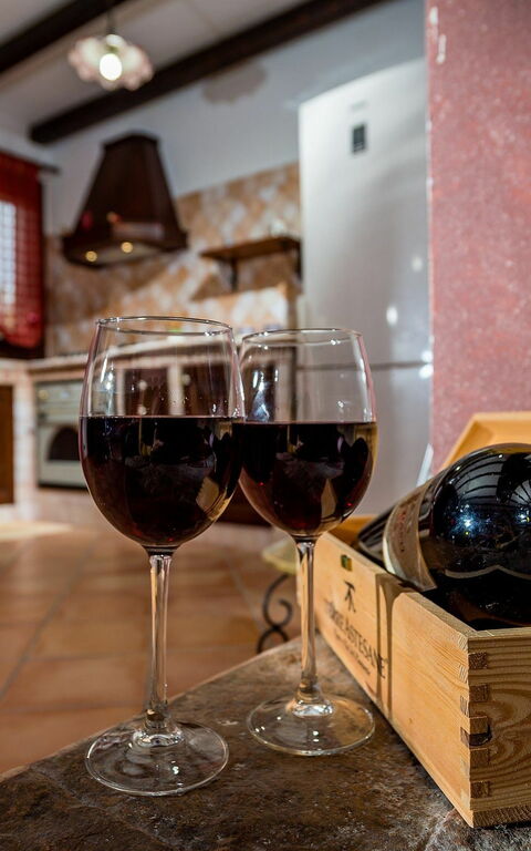 Villa Del Golfo: Dining Room, Kitchen, Living Room