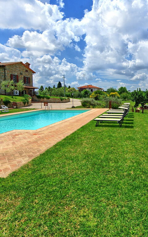 Villa Farneta: Building Exterior, Garden, Pool