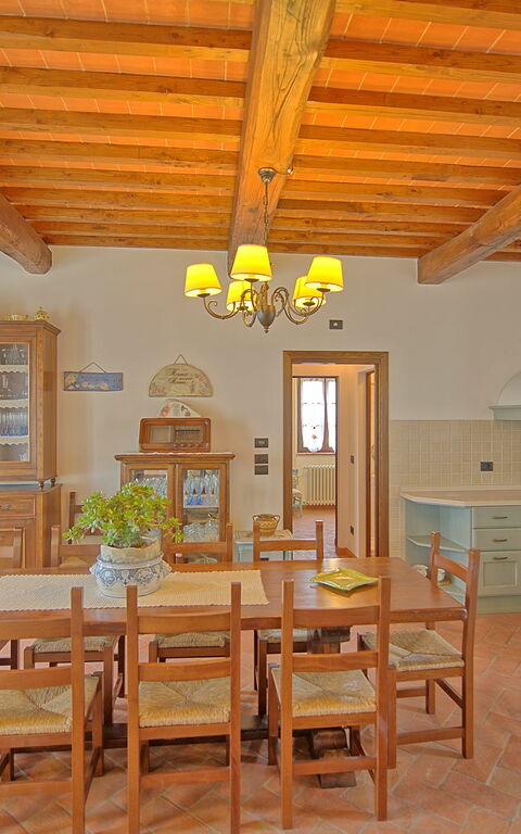 Villa Farneta: Dining Room, Kitchen