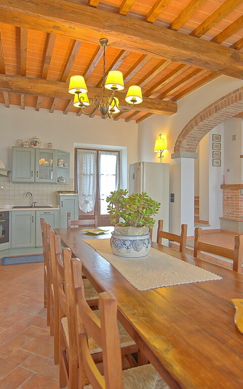 Villa Farneta: Dining Room, Kitchen