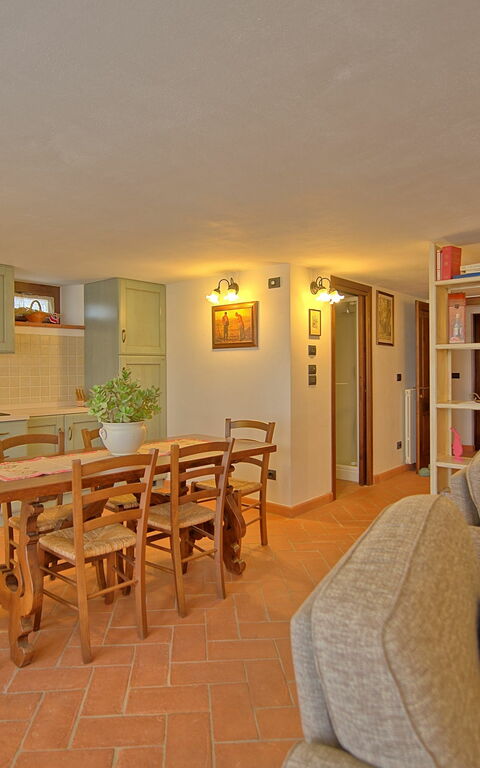 Villa Farneta: Dining Room, Kitchen, Living Room