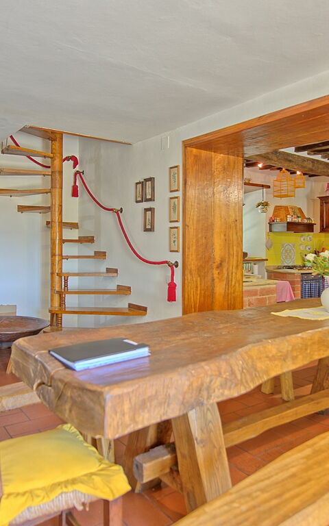 Casale San Martino: Dining Room, Kitchen, Living Room