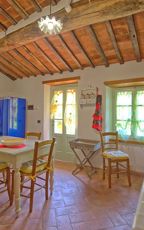 Casale San Martino: Dining Room, Kitchen, Living Room