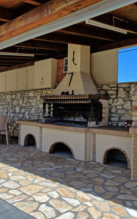 Acharavi Beach Villa: Balcony / Terrace / Patio, Outdoor